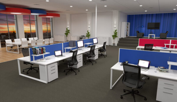 Anvil Open Office with Breathe fabric screens