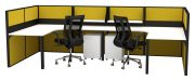 Cubit 50 Screens – Mid Duct with Cubit Desking, Ultimet Mobiles and Galaxy Chairs